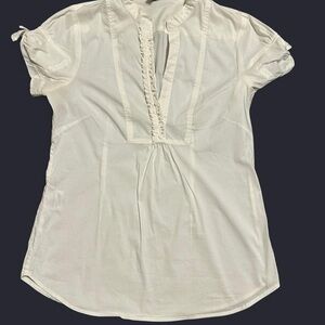White BCBG MazAzria Women’s Top, Size S